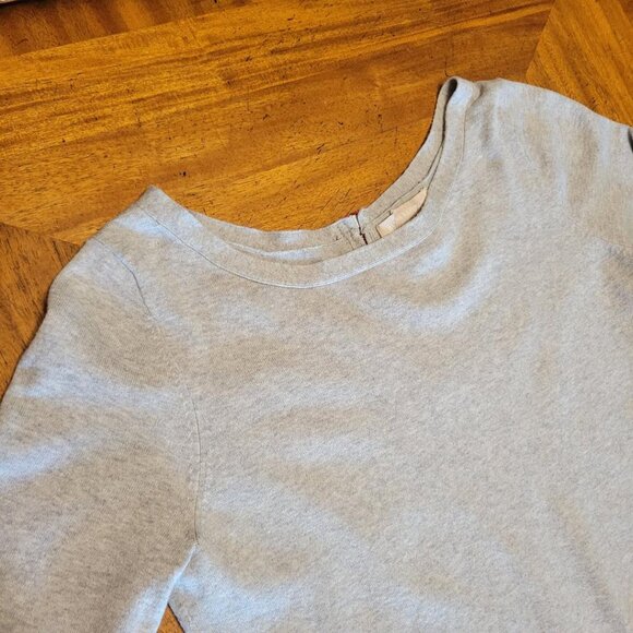 Banana Republic Gray Zip Up Sweater with Hot Pink Zipper in Back - Picture 5 of 11